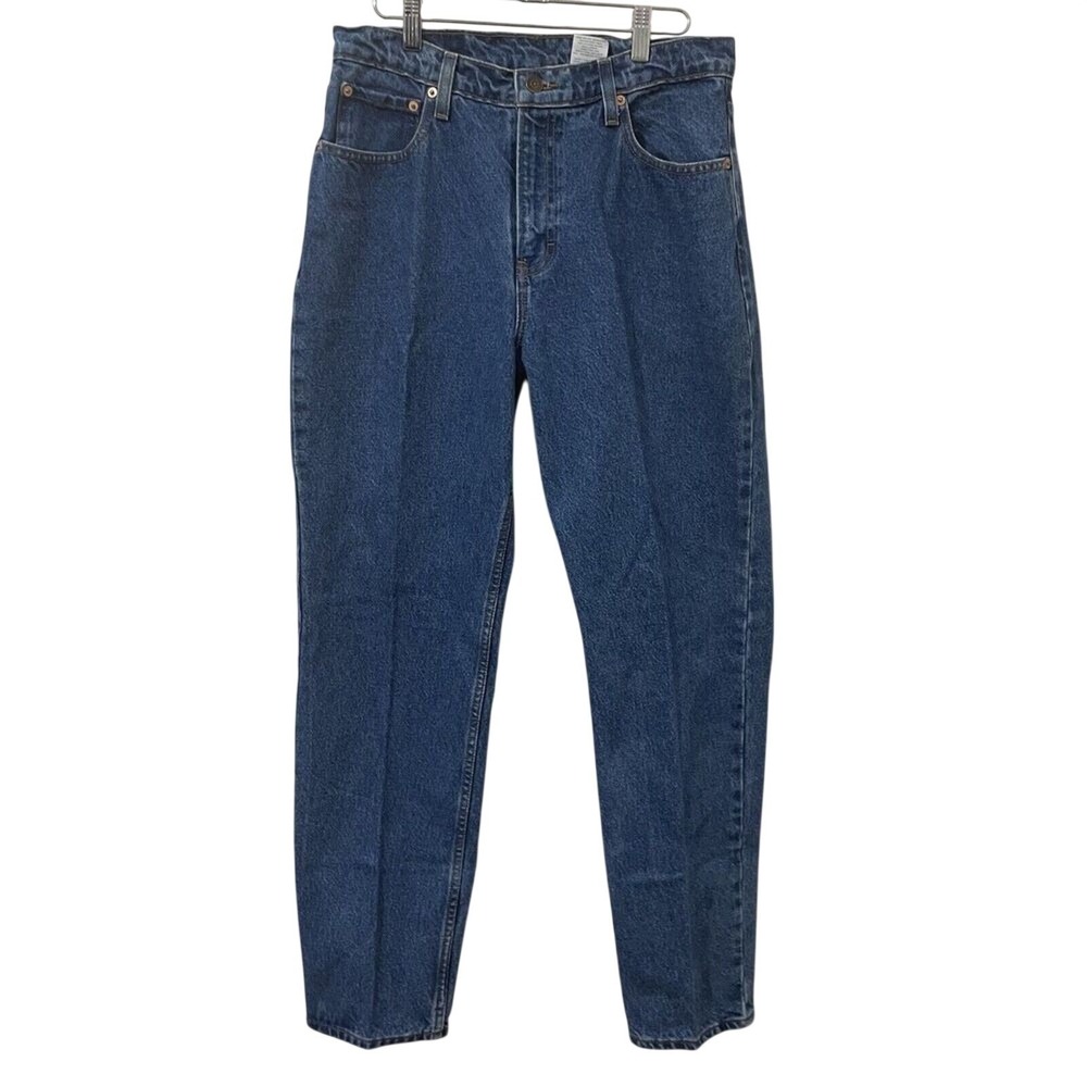 Vintage Jordache High Waisted Tapered Leg Jeans Medium Wash Cotton Size 11/12